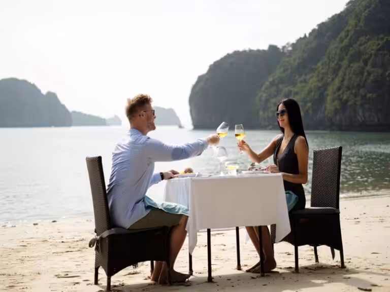 Bhaya Brunch on beach