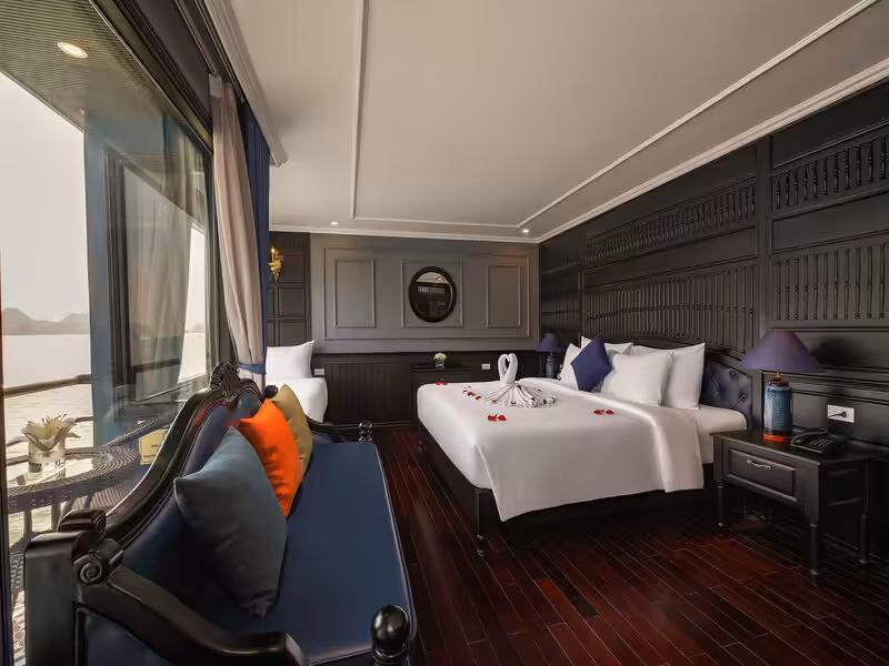 Rosy Cruise Luxury Balcony